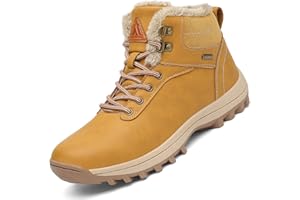 Mishansha Hombre Mujer Botas de Nieve Invierno Botines Senderismo Impermeables Deporte Trekking Zapatos tallas 36-48 EU
