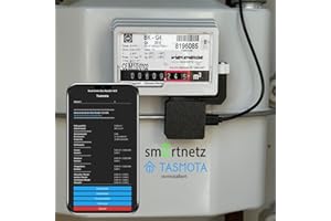 Smartnetz Smart Gas Reader 2.0 SCE Even More Features BK4 / BK G4 WiFi with Tasmota Scripting Pre-Installed | WLAN | MQTT | BK4 Gas Meter Read Out