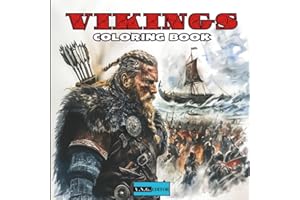 Viking Coloring Book for Adults and Kids: Viking Adventures: Epic Battles and Heroic Journeys