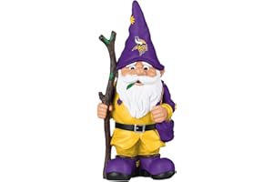 FOCO Minnesota Vikings 10.5" Holding Stick Garden Gnome