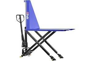 Pallit Transpalette à Ciseaux Zac à levée Rapide | Capacité de Charge 1000 kg | Longueur de Fourche 1170 mm