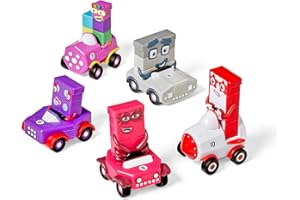 Learning Resources Numberblocks Mini Vehicles Six to Ten, Counting Toy for Toddlers, Learning Toys for Kids 3-5, Travel Game for Toddlers, Gifts for Kids, Ages 3+