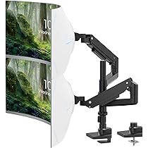 PUTORSEN Support Pour 4 écrans, Max. Jusqu'à 1x49'" Et 3x27"' Écrans