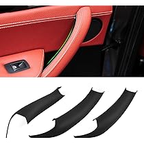 Maniglia Interna In Pelle Per BMW X3 (F25) E X4 (F26) 2010-2016 - Sostituzione Lato Destro (nero)