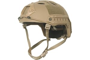 LOOGU Casque Militaire Fast BJ Base Jump avec Bandeau 12 en 1