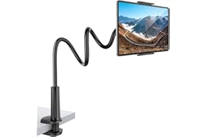 Rupoku Schwanenhals Tablet Halterung Tablet Halter Ständer Flexible Verstellbar Arm Handyhalterung Bett für iPad Air Mini/Samsung Galaxy Tabs/Switch/Kindle Fire/iPhone, Weitere 4,0-10,5 Zoll Geräte