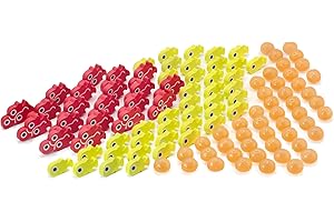 Stonemaier Games: Finspan Upgrade-Paket, Squishy-Eier und Holzfisch-Spielsteine, 40 junge Spielsteine, 20 Schulmarken und 50 Squishy-Eier-Spielsteine (TPR-Kunststoff)