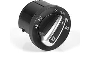 OTUAYAUTO Lichtschalter Kompatibel mit Golf Plus 05-13, Golf V 03-08, Passat B6 05-09, Jetta III 05-10, Auto Scheinwerferschalter Hauptlichtschalter 5ND941431B, 3C8941431A
