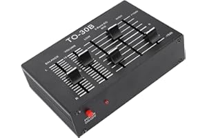 DILWE EQ Equalizer Stereo Preamp, with 3 Band Balance Adjustment, Volume Control, HIFI NE5532 Circuit, for Electronics, Speakers