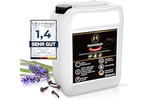 CHEVALIS Fliegenspray & Insektenschutz Pferd, EXTRA STARK, 10L Kanister mit Raucharoma, Sofortiger Schutz gegen Bremsen, Fliegen, Kriebelmücken, Zecken, Mit ätherischen Ölen und Geraniol