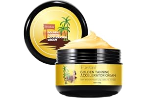 QLIGES Shine Brown Crema Abbronzante Solare- 100G Acceleratore Abbronzatura efficace al Sole e nei Lettini Solari, con Ingredienti Naturali, per Tutte le tonalità di pelle