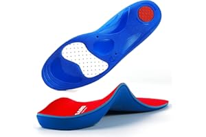 LARSARO Plantare per Fascite Plantare,Plantare Piede Piatto Solette Gel Donna e Uomo,Solette Ortopediche Inserti per Iperpronazione,Piedi Piatti,Metatarsalgia, Arco Basso,Borsiti e Supinazione