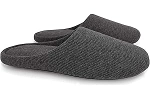 ofoot Pantofole da Donna, Scarpe Antiscivolo in Cotone Lavabile con Memory Foam