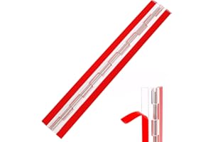 SLIVERDEW Samoprzylepne zawiasy akrylowe plastikowe przezroczyste ciągłe zawiasy fortepianowe 30 cm składane narzędzia do pokrywy akwarium szafka pudełko DIY wyświetlacz 300 x 45 mm