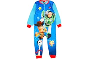 Disney Boys Toy Story Onesie, Sleepsuit, All in One Pyjamas featuring Buzz Light Year & Woody, Age 18 Months - 5 Years
