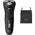 Philips Shaver Series 3000 - Elektrischer Nass- Und Trockenrasierer Für Herren Mit Ausklappbarem Trimmer Und Reisetasche (Mod
