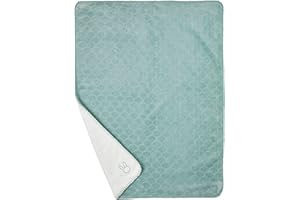 Nattou Couverture Lapin, Supersoft, 75 x 100 cm, Polyester, Lapidou, Turquoise