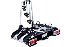 ‎THULE Thule EuroWay G2 922 Fahrradträger für Anhängerkupplung 3 Fahrrader, Silver