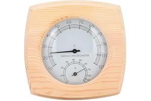 OUKENS Thermomètre et Hygromètre de sauna, hygromètre numérique de salle de sauna thermomètre d'intérieur jauge d'humidité,Thermomètre hygromètre de sauna pour salle de bain de sueur Fiable et précis