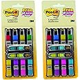 Post-it Message Flags Sign and Date Assorted Colors 1 2-Inch wide 30 Dispenser 4 Dispensers Pack 684-SD Assorted Colors Combo Pack 560 Flags