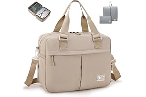 SPAHER Extensible Sac de Voyage Cabine Avion Air France 40x30x15 à 40x30x25 Eurowings Wizzair Bagage Cabine Sac de Maternité Weekend Sport Piscine Femme Homme Bagage à Main avec Pack de Maquillage