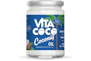 Vita Coco Aceite de Coco Prensado en Frío y Ecológico Virgen Extra 500 ml, Sin Gluten, Ideal para Keto como Aceite de Cocina, Hidratante o Champú 1x500ml