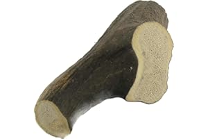 ARTISAN GIFT CO Przekąska dla psa, poroże jelenia, przekąska do żucia, 100% naturalna, minimalna waga 150 g (L - 1 sztuka)