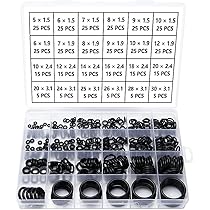 SOURCING MAP Joint Torique 16mm OD 11.2mm ID 2.4mm Largeur Métrique
