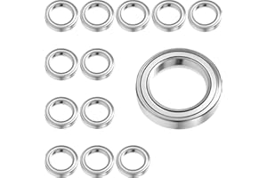 Jyvex 12 Stück MR128ZZ Kugellager 8 mm x 12 mm x 3,5 mm Doppelt Geschützte Rillenkugellager, Lager für DIY, Drehbänke, Motoren, 3D-Drucker, Fräsmaschinen, verschiedene mechanische Geräte, Etc
