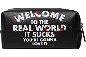 Grupo Erik Neceser Friends - Neceser Maquillaje │ Neceser Viaje Ideal como Bolsa comésticos - Neceser Viaje Mujer - Neceser Viaje Hombre/Producto con Licencia Oficial, Grande, Negro