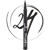 Essence 24ever Ink Eyeliner, Long-lasting, Immediate Result, Matte (1.2 ml) | Extra fine brush for perfect outlining with int