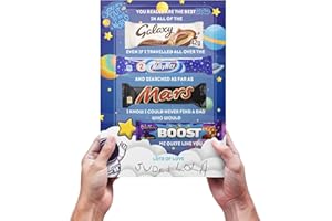 JUST A LITTLE SOMETHING Dad Gift | A4 Print | Available with/without chocolate | Fathers Day | Superhero | Best Dad | Daddy Gift | New Dad | (Space Design - Print Only (No chocolate))