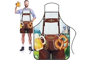 Manolyee Oktoberfest Apron, Oktoberfest Cooking Apron, Soft Oktoberfest Kitchen Baking Apron for BBQ Grilling Baking