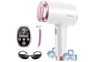 BEAURIS Ice-Cooling IPL Laser Hair Removal Device, 3 in 1 Laser Hair Removal Device with Max 21J, 9 Energy Levels, Painless IPL Laser Hair Remover for Women Men, Facial Bikini Arm Body Leg