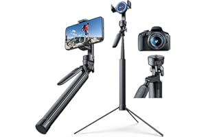 andobil Upgraded MagSafe Selfie Stick Stativ [Griff zum Rotieren],Aluminium Handy Stativ mit Bluetooth-Fernbedienung,Selfiestick MagSafe Zubehör für iPhone 15 14 13 Pro Max Plus-MagStick Ultra