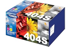 Coloran CLT-404S CLT-P404C CLT-K404S Set für Samsung C480W Xpress Toner für SL-C430 C430W C432 C433 C432W C433W C480 C480W C480FW C480FN C482 C4803 C482W C483W C482FW C483FW(Schwarz Cyan Magenta Gelb)