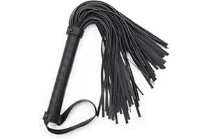 QOTSTEOS Fouet De Cheval, Fouet De Cheval D'entraînement équestre En Cuir Pu De 42 Cm, Durable à Utiliser, Pour Les Sports D'équitation En Plein Air, L'entraînement à L'équitation Et Plus