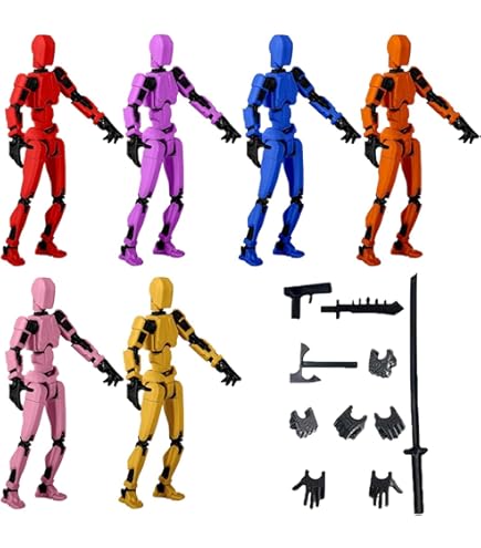 Zing Stikbot Family Pack – 6 Figure Snodabili Con Ventose Per Animazione Stop Motion