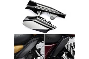 ‎PSLER PSLER® Motorrad Luft Wärmeabweiser, Hitzebeständige Platte für Touring Street Electra Glide Road King 2001-2008