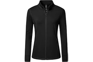 MoFiz Chaqueta Deportiva Mujer Cremallera Sudadera Forro Polar para Deportes