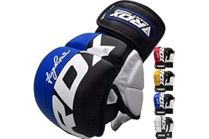 RDX MMA Gants Maya Hide Cuir Entrainement Sparring Art Martiaux Sac De Frappe Combat Kickboxing