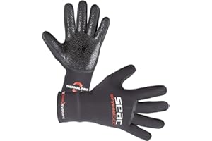 ‎SEAC SEAC Dry Seal, neoprenowe rękawice nurkowe o wysokiej rozciągliwości i grubości 3-5 mm dla mężczyzn i kobiet