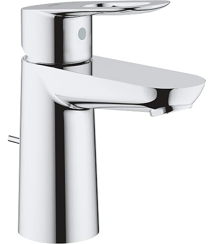 Roca Badarmatur L20XL – Chrom, Hoher Auslauf, Wasser- & Energiesparend | Frontöffnung Für Kaltes Wasser, Für Waschbecken
