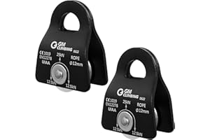 GM CLIMBING 20kN UIAA Certified Micro Prusik Minding Pulley 1/2"