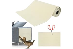 NEUFOOD Drapak dla kota, drapak na sofę, samoprzylepna mata do drapania dla kota, DIY Wspinaczka dla kota, osłona sofy dla kotów, drapanie, odporna na zarysowania sofa dla kota beżowa