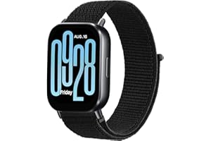 Mugust Pasek do Xiaomi Redmi Watch 5 Active / Redmi Watch 5 Lite, nylonowy pasek zapasowy dla mężczyzn i kobiet