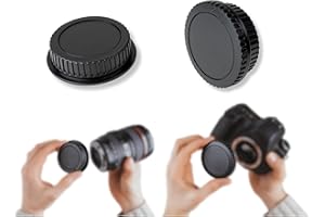 Lens-Aid Set Gehäusedeckel + Objektivdeckel (hinten) passend für Sony Kamera Body und Objektiv mit E Mount Bajonett