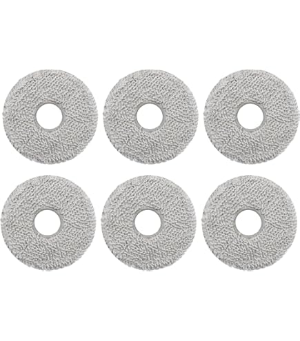 Kit 6 Panni Di Ricambio Per Ecovacs Deebot X1 Omni/Turbo - Microfibra Lavabile, Per Pulizia Profonda