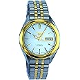 Seiko Men's SNKL24 Two Tone Stainless Steel Analog with Silver Dial Watch