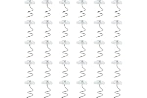 Bailinks Upholstery Pins with Clear Heads, Upholstery Tacks for Slipcovers and Bed Skirts, Ideal for Headliner Repair and Loose Drapery Projects (30PCS)